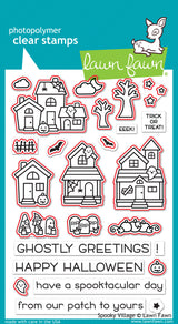 spooky village lawn cuts