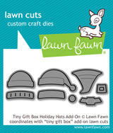 tiny gift box holiday hats add-on