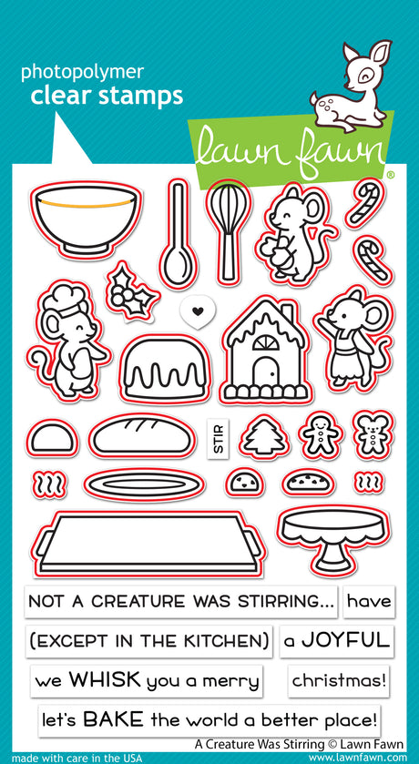 a creature was stirring lawn cuts