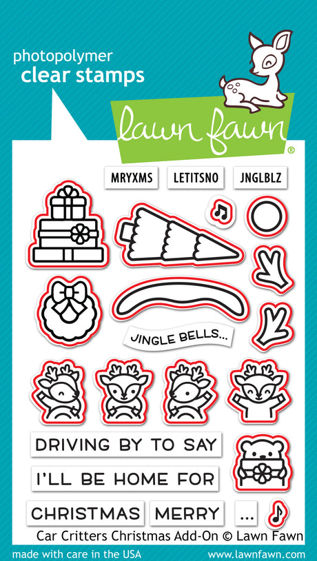 car critters christmas add-on lawn cuts