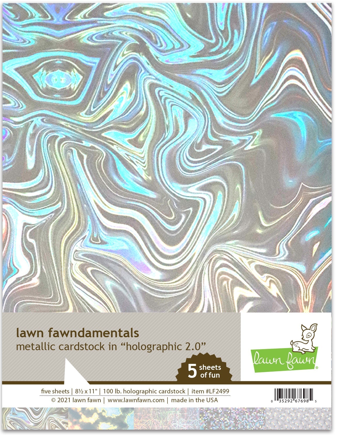 metallic cardstock