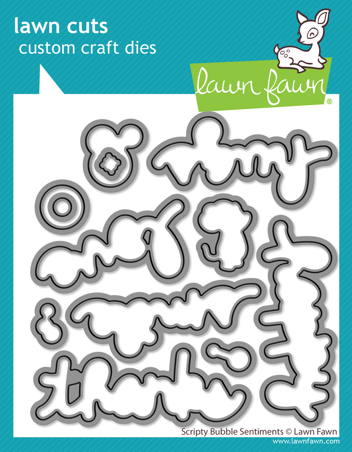 scripty bubble sentiments - lawn cuts