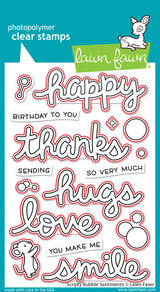 scripty bubble sentiments - lawn cuts