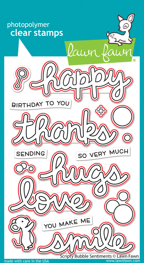 scripty bubble sentiments - lawn cuts