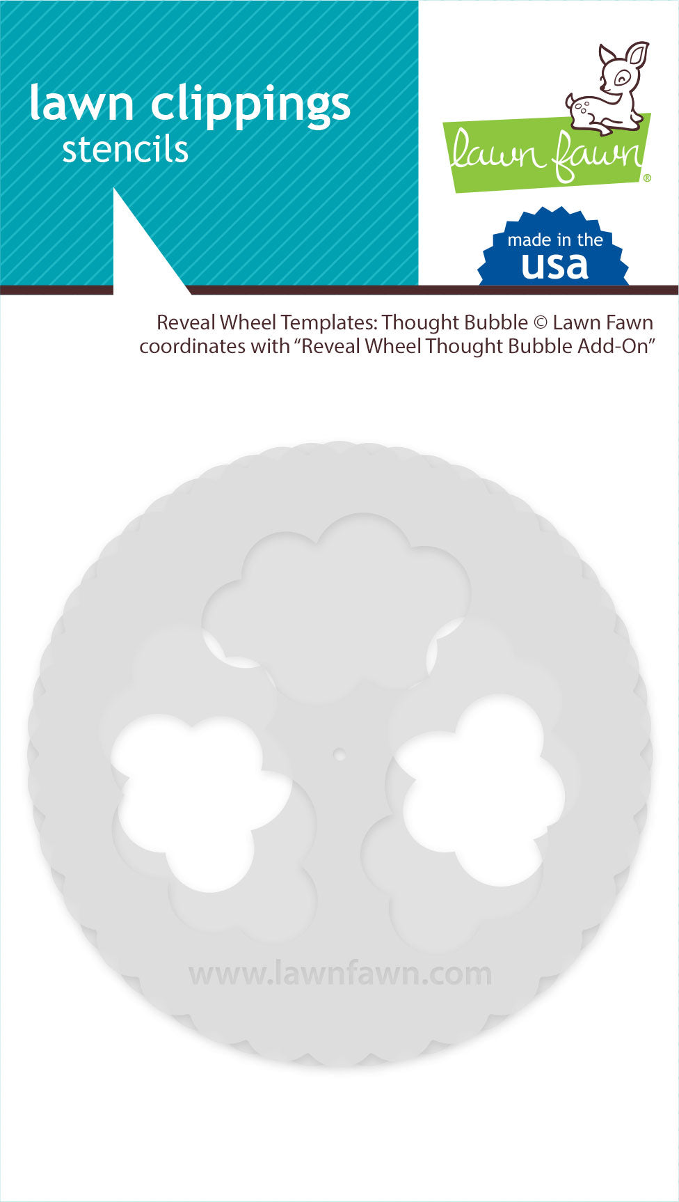reveal wheel templates: thought bubble