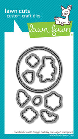 magic holiday messages lawn cuts