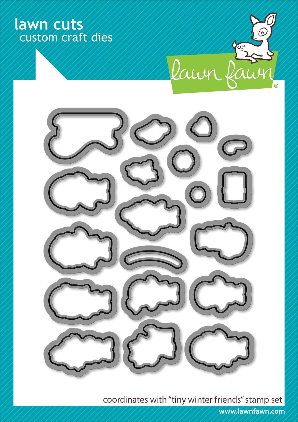 tiny winter friends lawn cuts