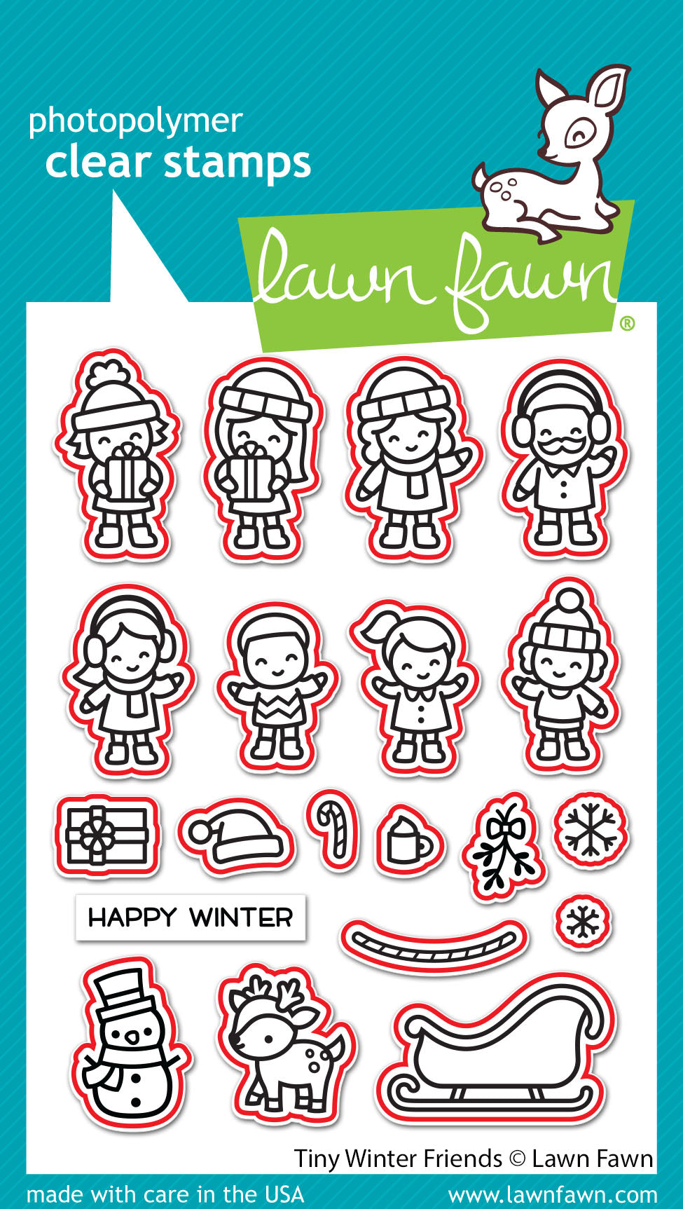 tiny winter friends lawn cuts