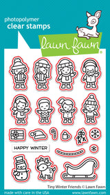 tiny winter friends lawn cuts