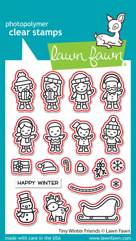 tiny winter friends lawn cuts