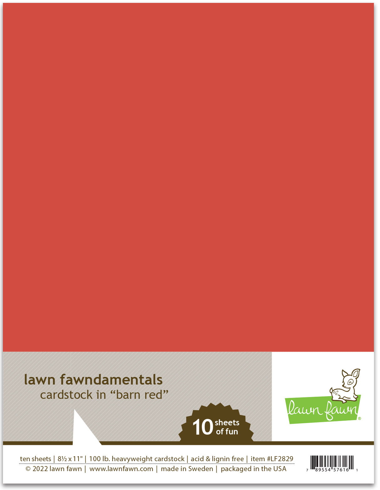 barn red cardstock