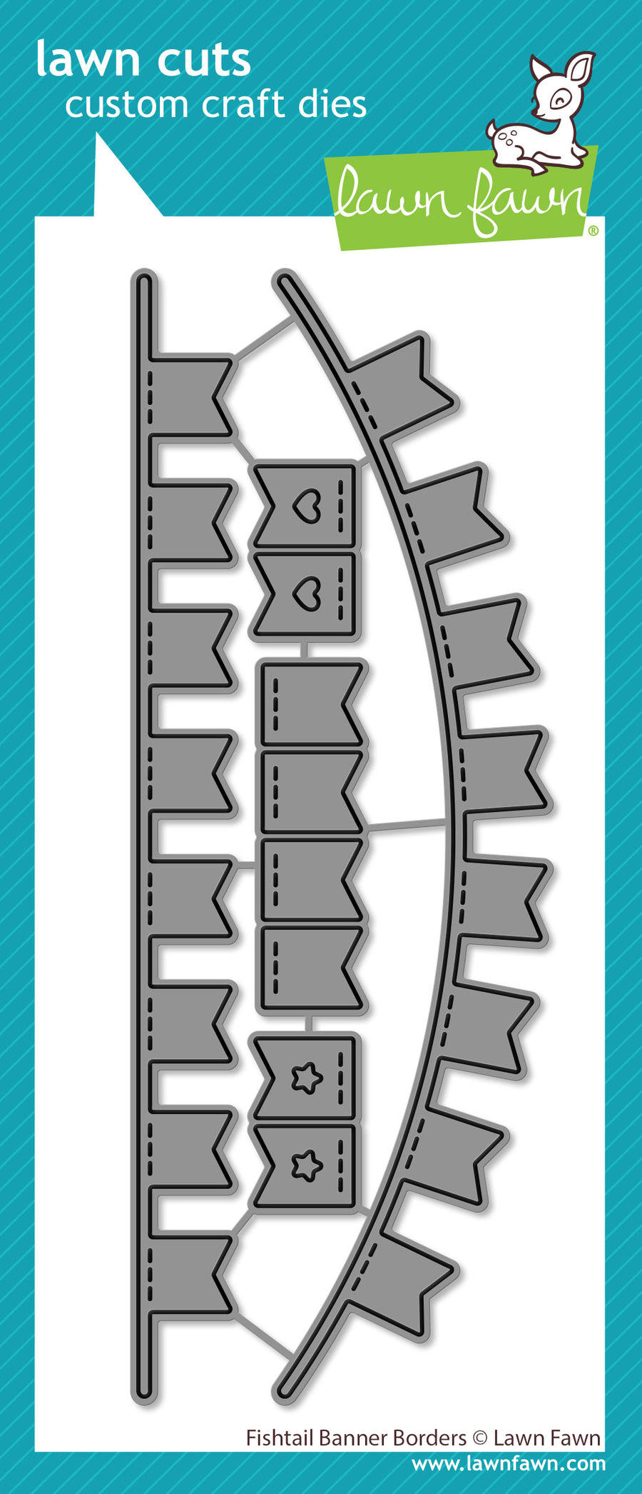 fishtail banner borders – Lawn Fawn