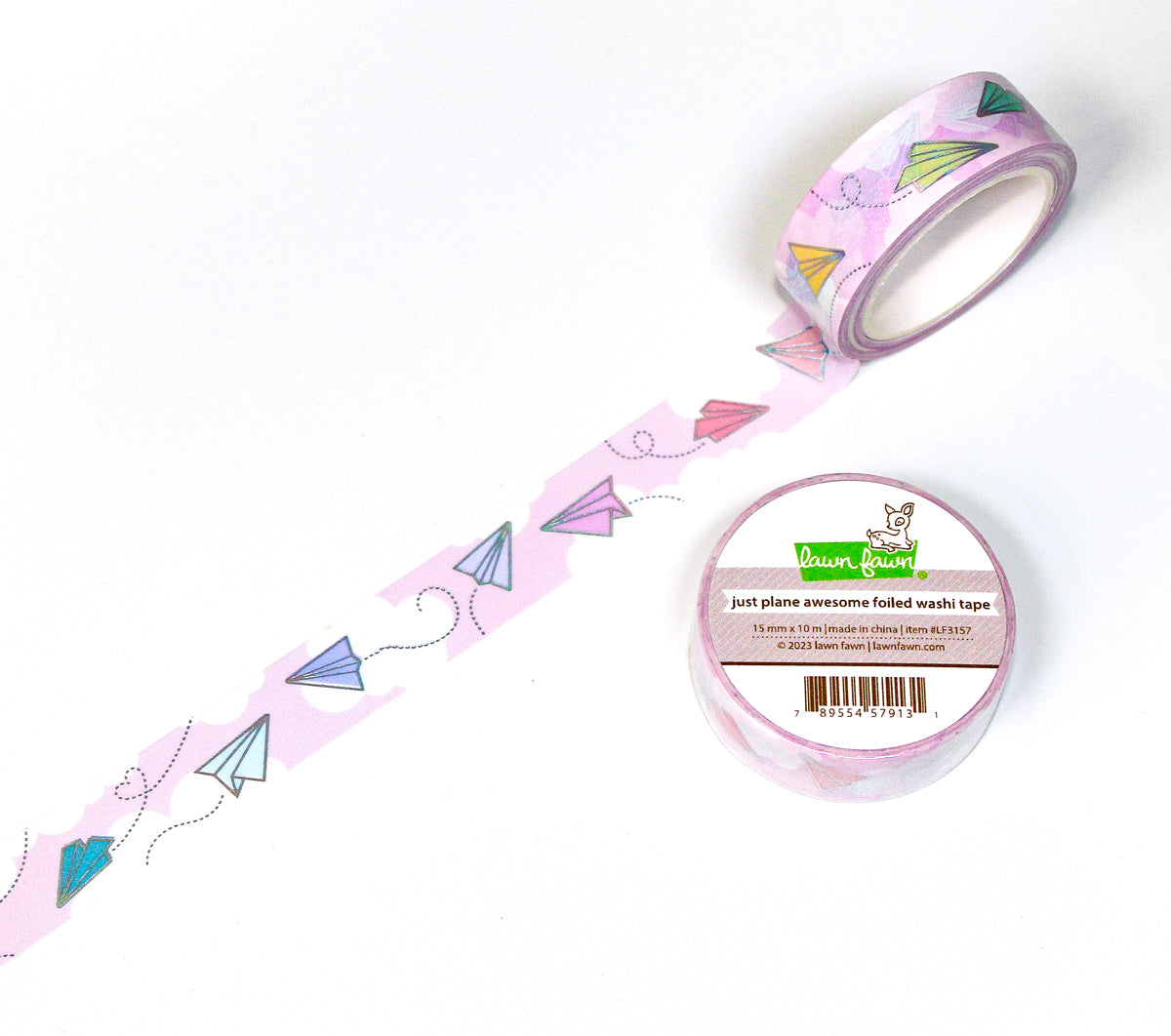 just plane awesome foiled washi tape