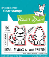 wolf before 'n afters lawn cuts