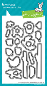 winter birds lawn cuts