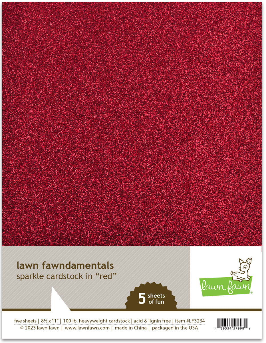 Red Glitter Discount Card Stock Paper for Christmas Holiday Crafting -  CutCardStock
