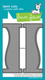 ta-da! diorama! hillside inserts