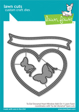 ta-da! diorama! heart window add-on