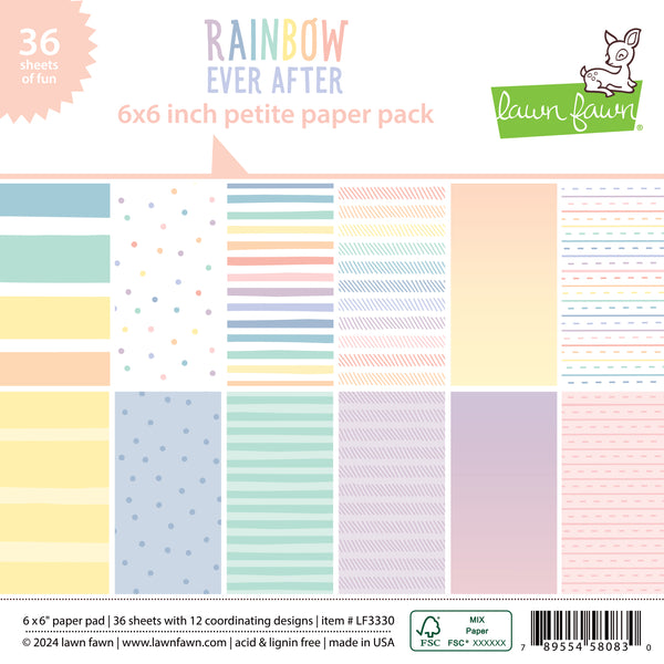 rainbow ever after petite paper pack