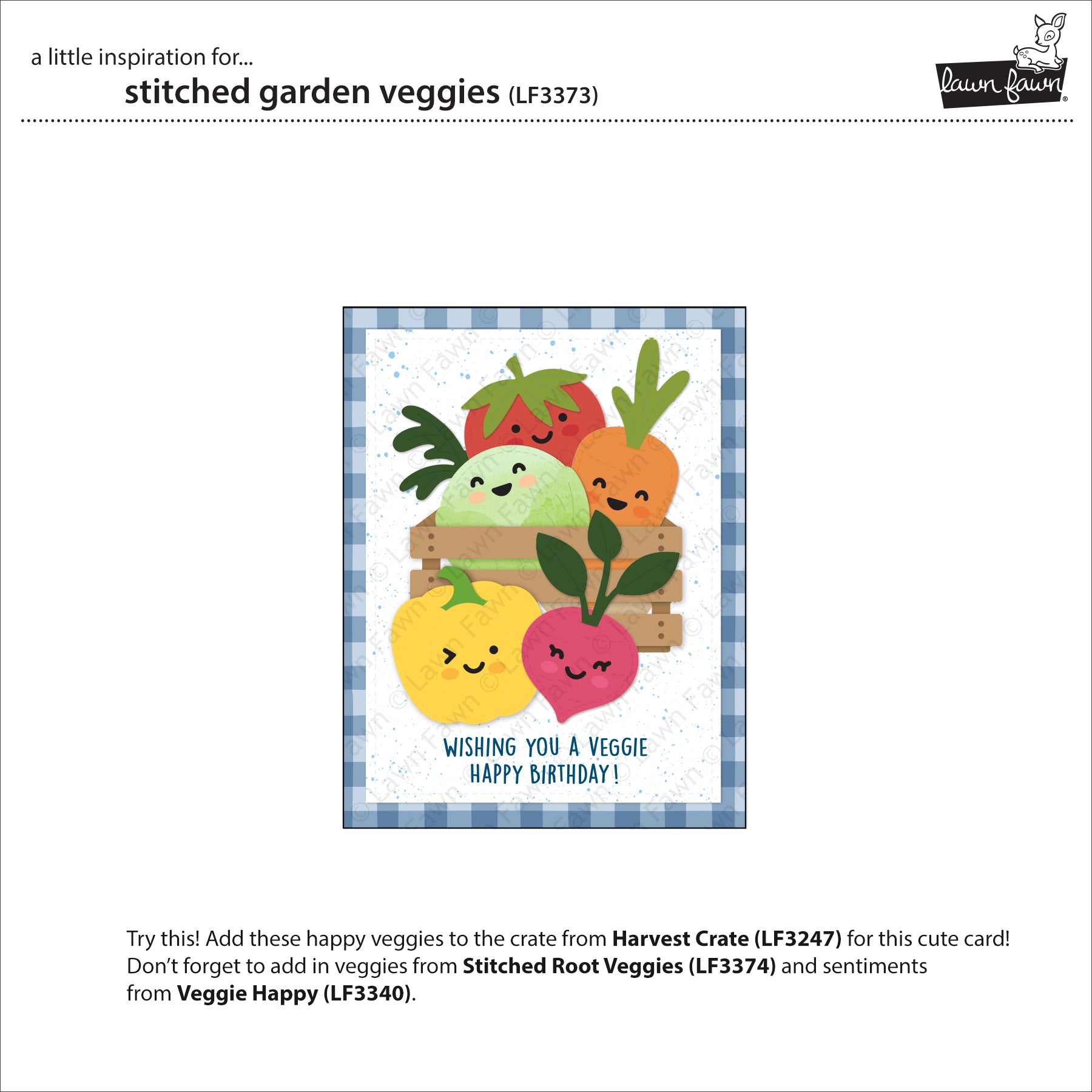 stitched garden veggies