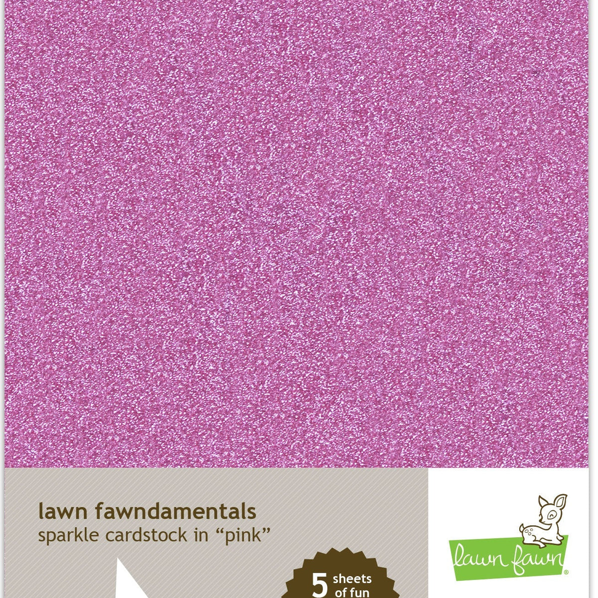 sparkle cardstock - pink – Lawn Fawn