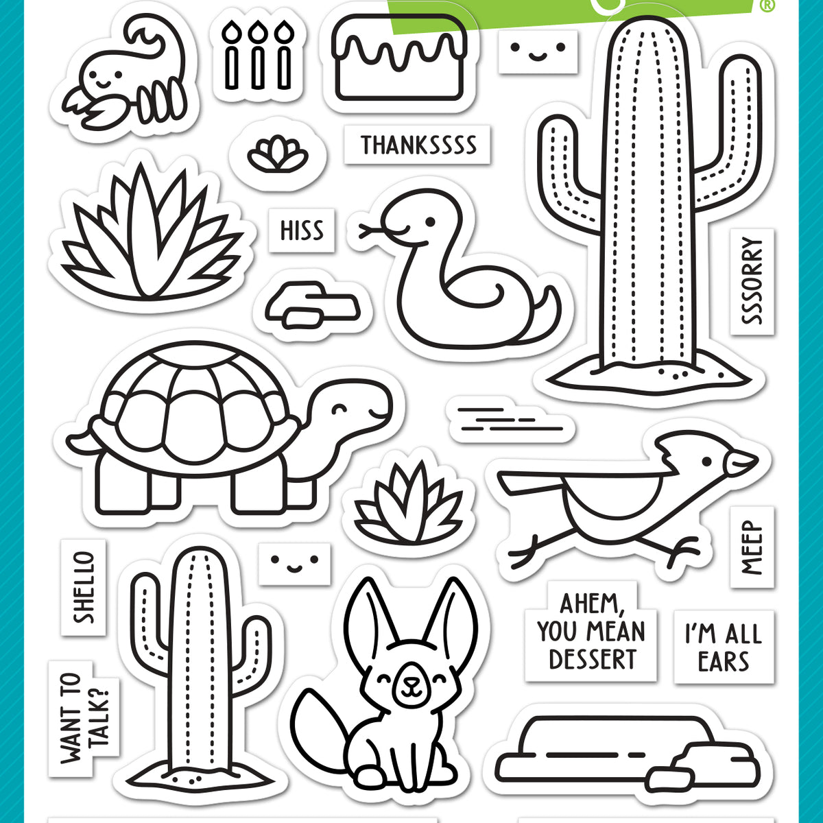 critters in the desert – Lawn Fawn