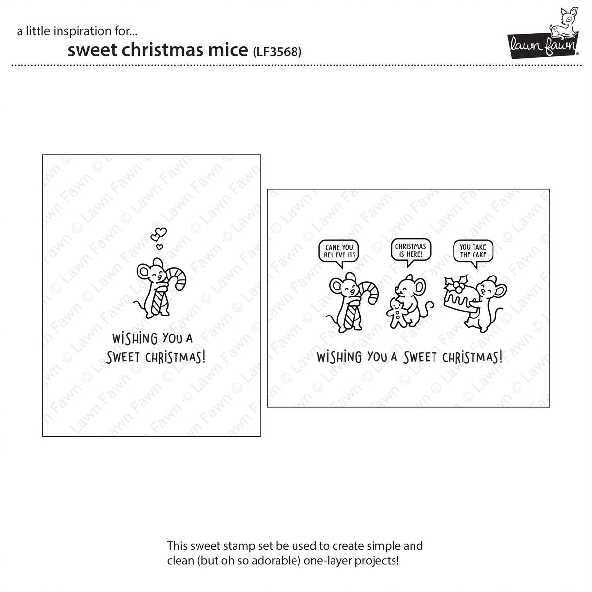 sweet christmas mice