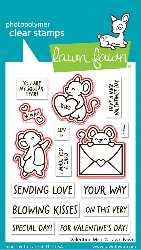 valentine mice lawn cuts