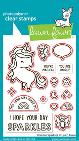 unicorn sparkles lawn cuts
