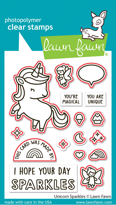 unicorn sparkles lawn cuts