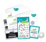 unicorn sparkles kids cardmaking kit