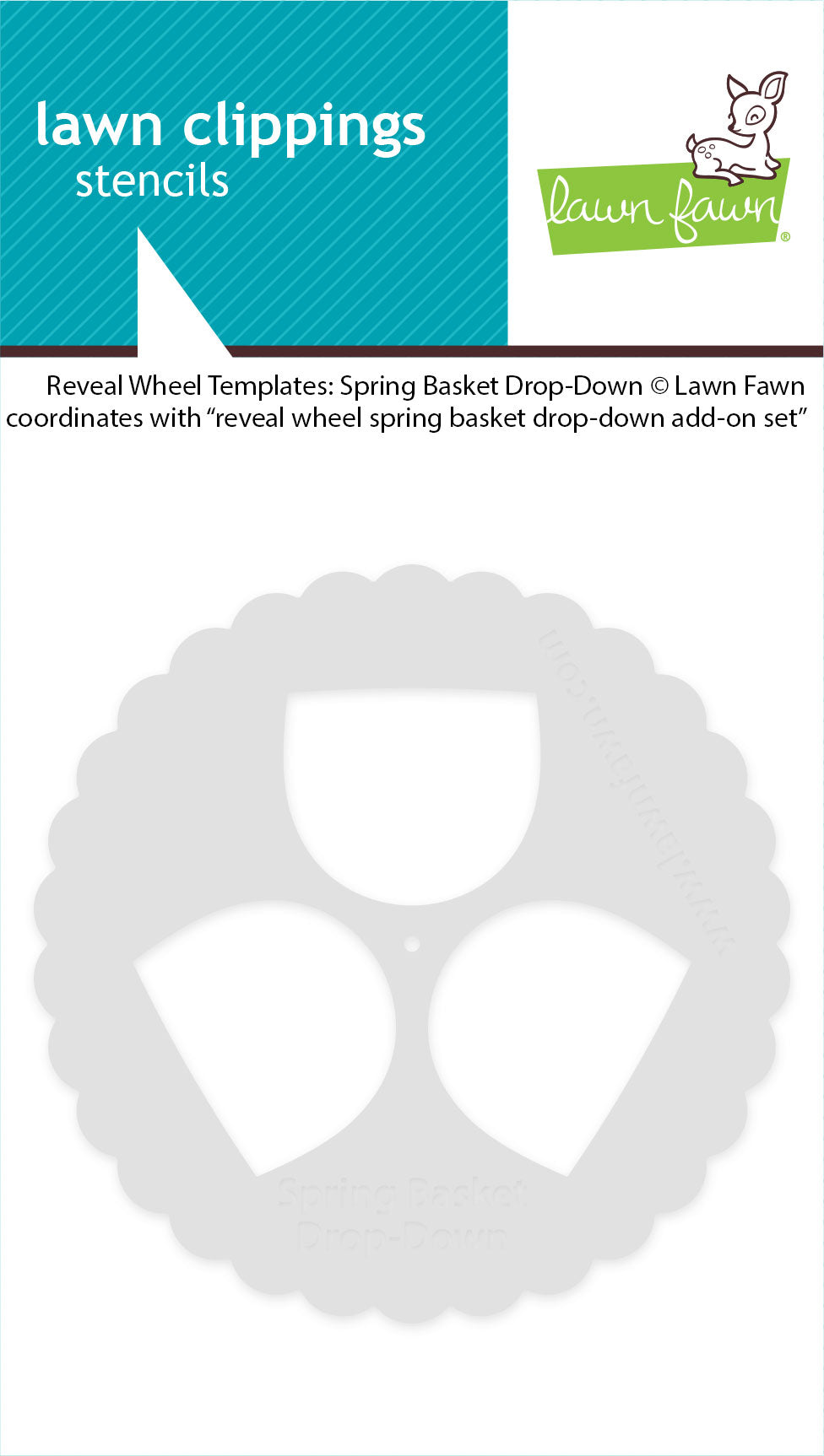 reveal wheel templates: spring basket drop-down