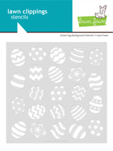 easter egg background stencils