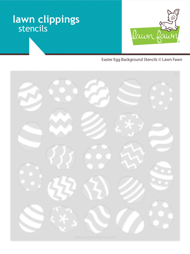 easter egg background stencils Lawn Fawn