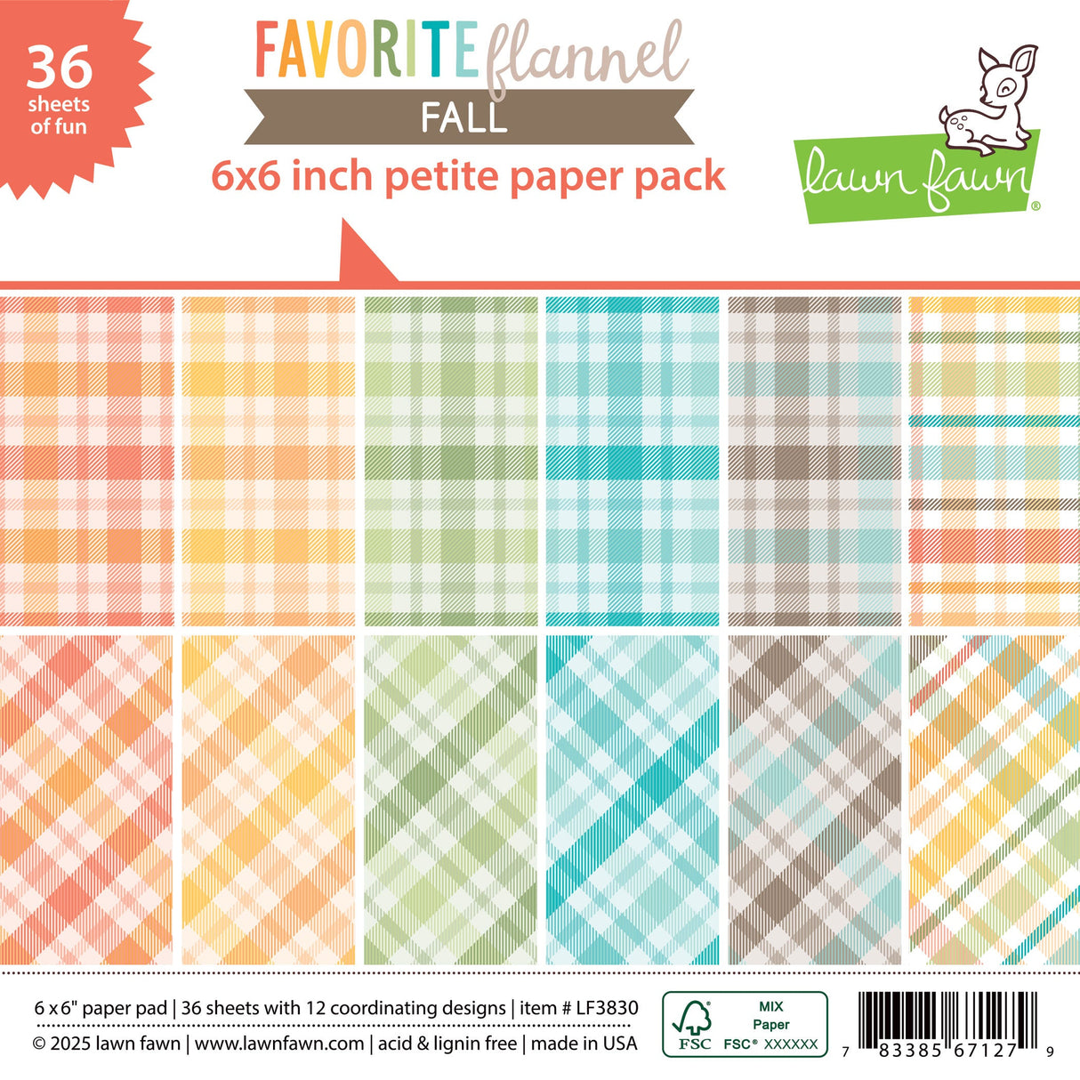 favorite flannel fall petite paper pack