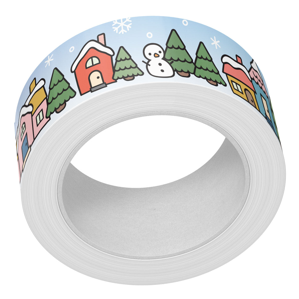 winter village washi tape