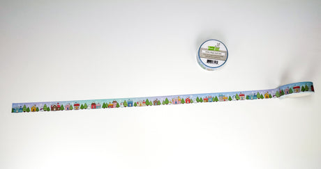 winter village washi tape