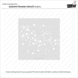 autumn breeze stencil