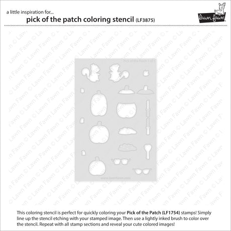 pick of the patch coloring stencil