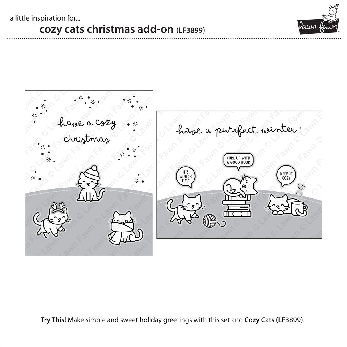 cozy cats christmas add-on