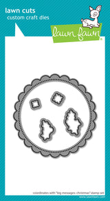 big messages: christmas lawn cuts