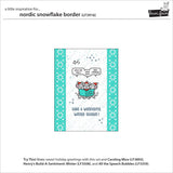 nordic snowflake border