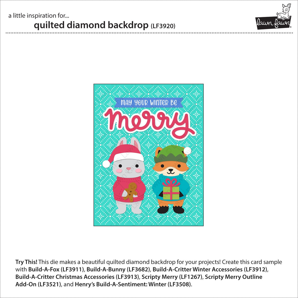 quilted diamond backdrop