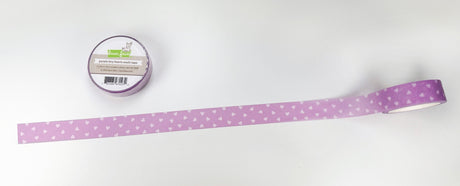 purple tiny hearts washi tape