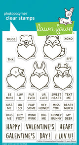 critter conversation hearts
