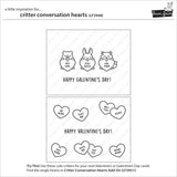 critter conversation hearts