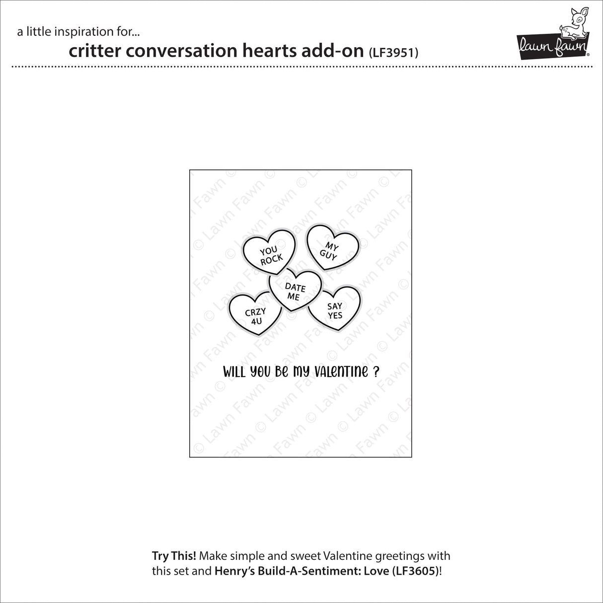 critter conversation hearts add-on