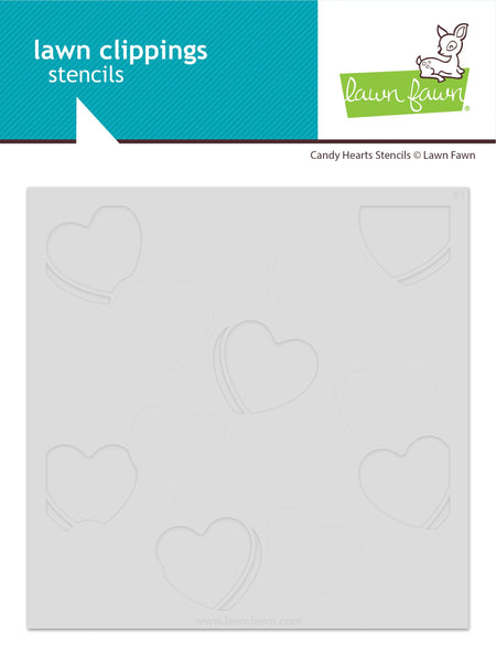 candy hearts stencils – Lawn Fawn