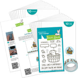 chill, capybara! kids cardmaking kit: mini