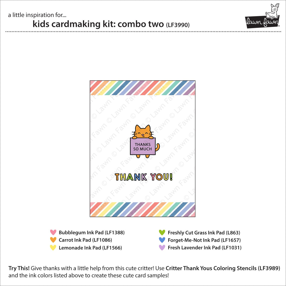 kids cardmaking kit: combo two